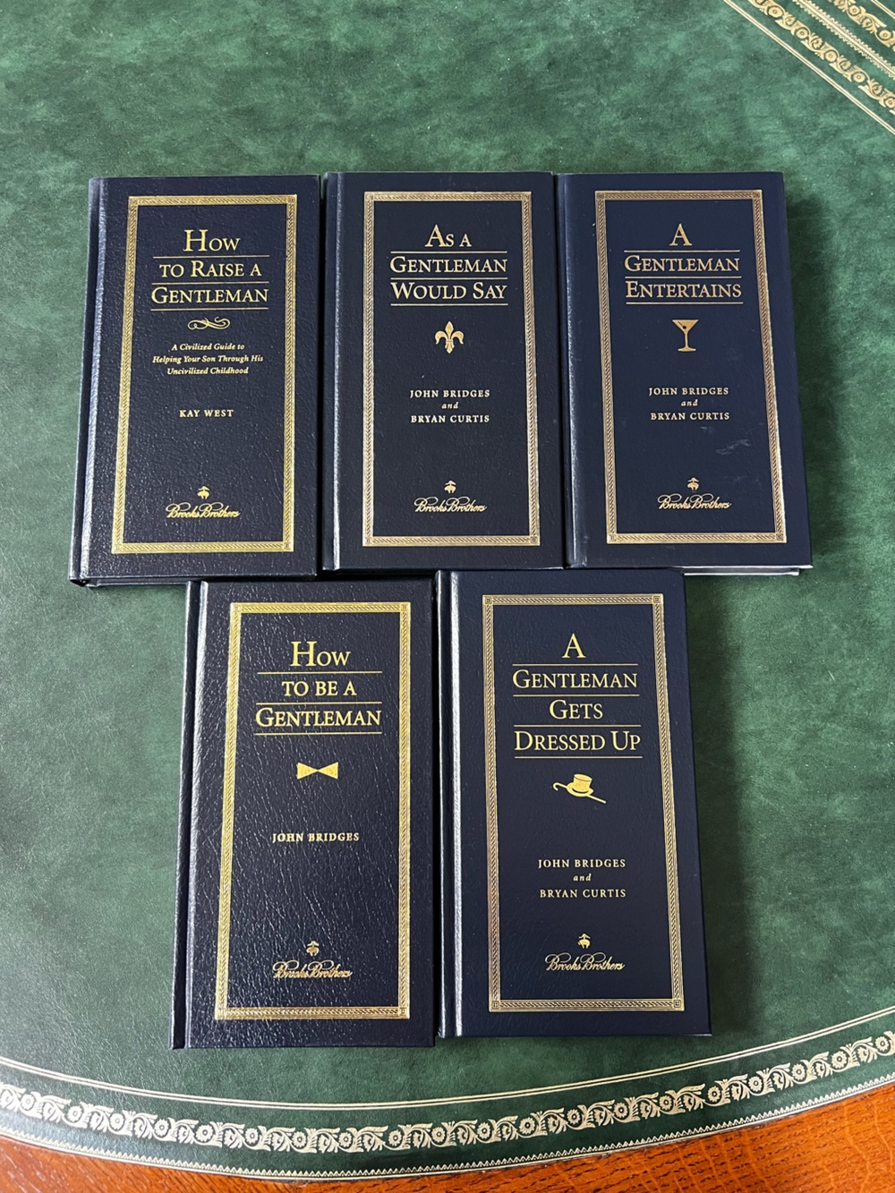 Hardcover Set of 5 Books Gentlemanners Series by Brooks Brothers